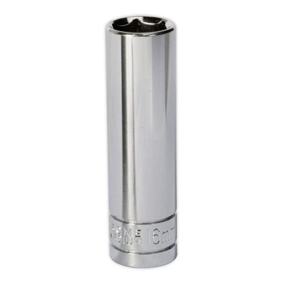 WallDrive Socket 16mm Deep 1/2"Sq Drive Sealey Part No. S0672