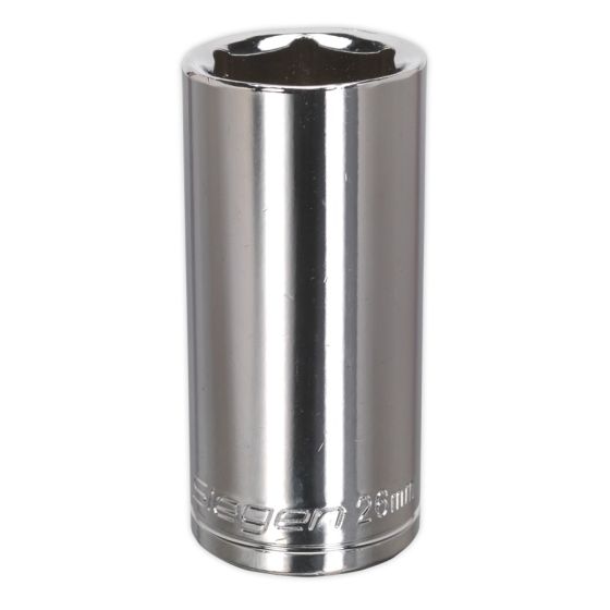 WallDrive Socket 26mm Deep 1/2"Sq Drive Sealey Part No. S0680