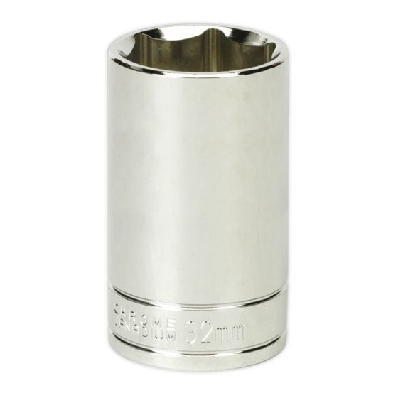 WallDrive Socket 32mm Deep 1/2"Sq Drive Sealey Part No. S0683