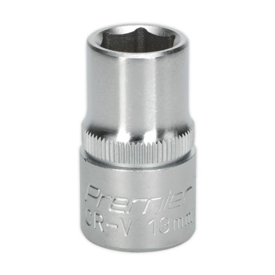 WallDrive Socket 13mm 1/2"Sq Drive Sealey Part No. S1213