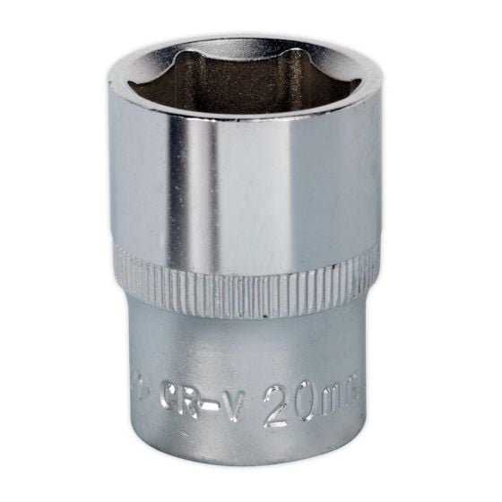 WallDrive Socket 20mm 1/2"Sq Drive Sealey Part No. S1220