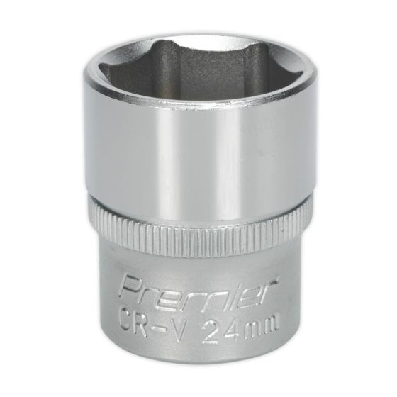 WallDrive Socket 24mm 1/2"Sq Drive Sealey Part No. S1224