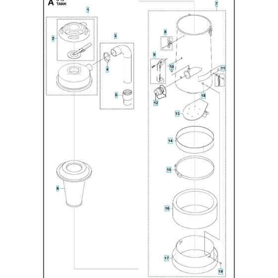 Tank Assembly for S13