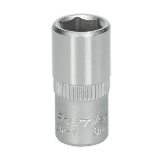 WallDrive Socket 8mm 1/4"Sq Drive Sealey Part No. S1408