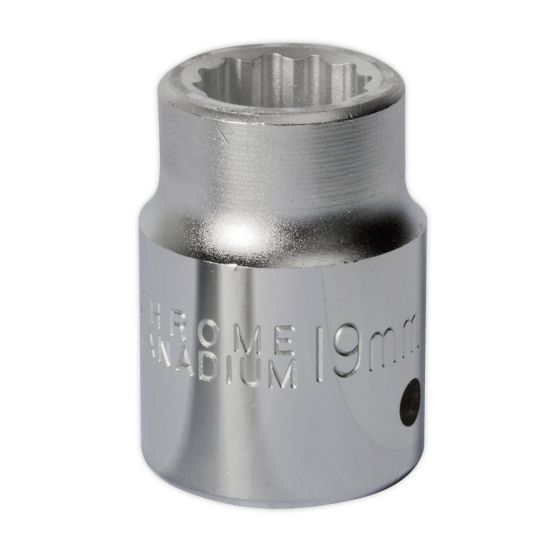 WallDrive Socket 19mm 3/4"Sq Drive Sealey Part No. S34/19