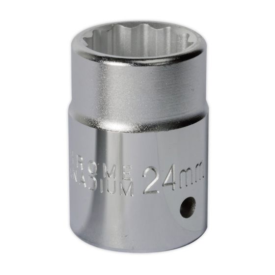 WallDrive Socket 24mm 3/4"Sq Drive Sealey Part No. S34/24