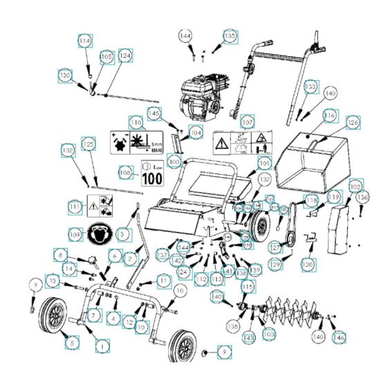 Husqvarna S400 Assembly