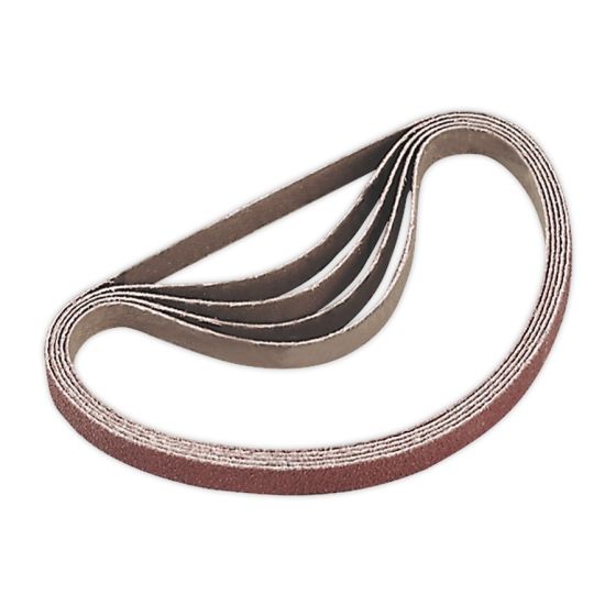 Sanding Belt 10 x 330mm 60Grit Pack of 5 Sealey Part No. SA35/B60G