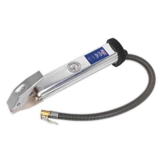 Tyre Inflator with Clip-On Connector Sealey Part No. SA395