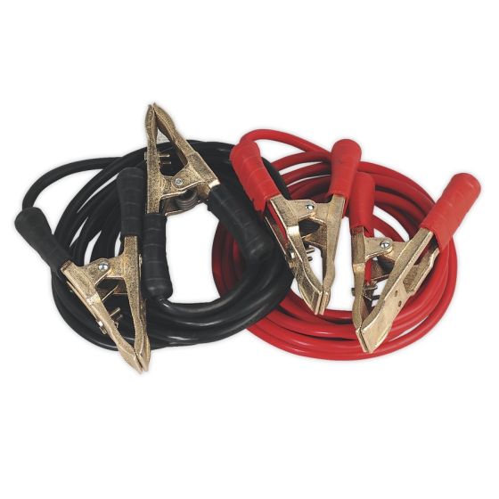 Booster Cables Extra Heavy-Duty Clamps 35mm(sq) x 5mtr Copper 750Amp Sealey Part No. SBC/35/5/EHD