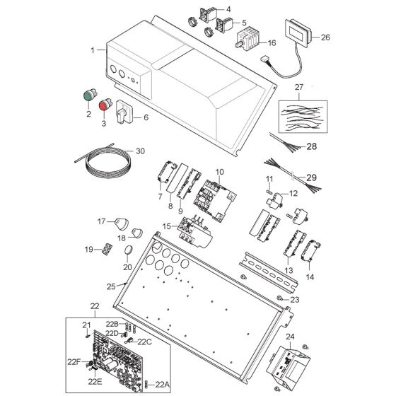 Electric Box Assembly Nilfisk