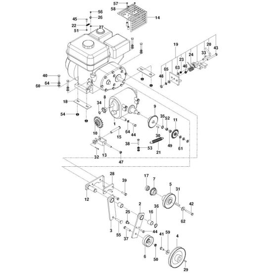 Drive Assembly for Husqvarna