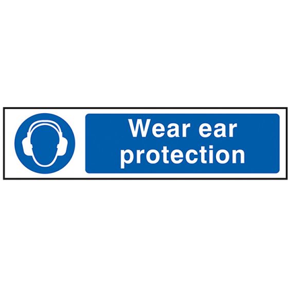 Wear Ear Protection - PVC 200 x 50mm by Scan - 5016