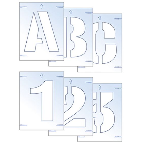 Letter & Number Stencil Kit