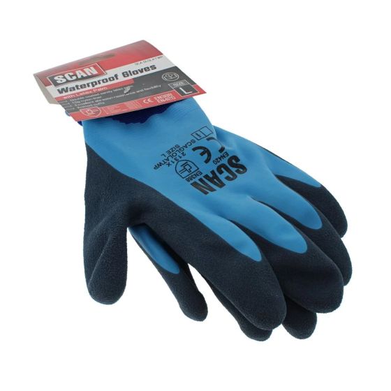 Waterproof Latex Grip Gloves