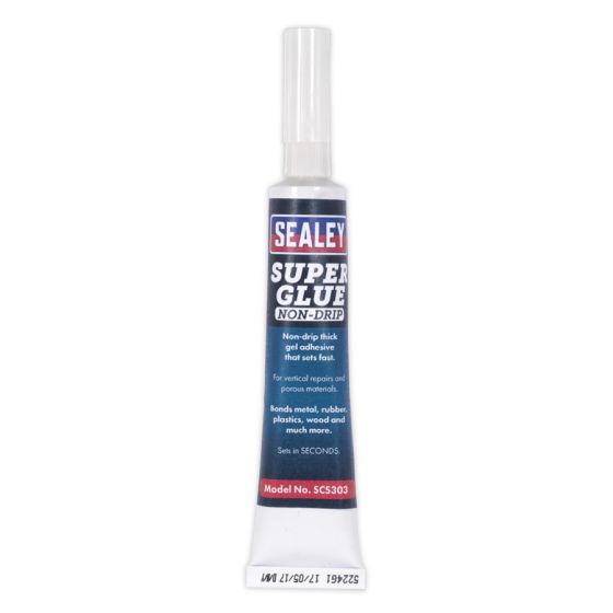 Super Glue Non-Drip Gel 20g Sealey Part No. SCS303S