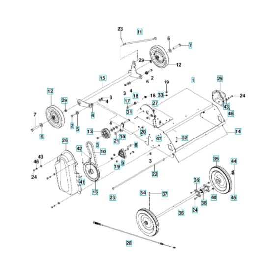 Frame Assembly for Husqvarna