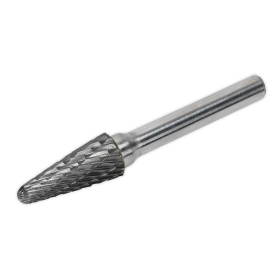 Tungsten Carbide Rotary Burr Conical Ball Nose 10mm Sealey Part No. SDB06