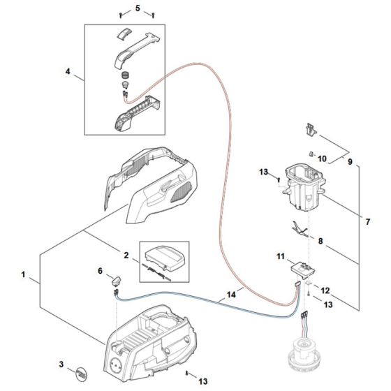 Shroud Assembly for Stihl SEA100
