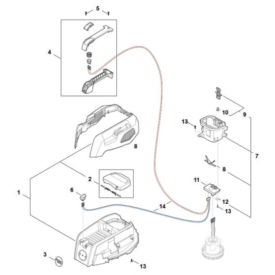 Shroud Assembly for Stihl SEA60