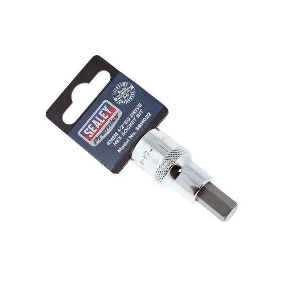 Premier Hex Socket Bit 1/2"Sq Drive 10mm - SEASBH022