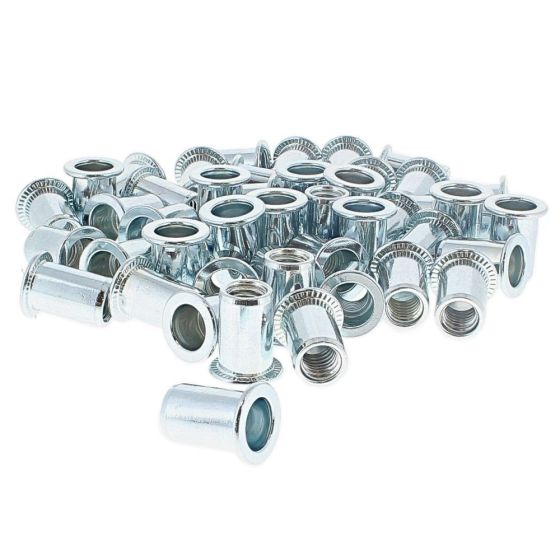 Threaded Insert (Rivet Nut) M8 Regular (Pack of 50) Sealey - TIRM8