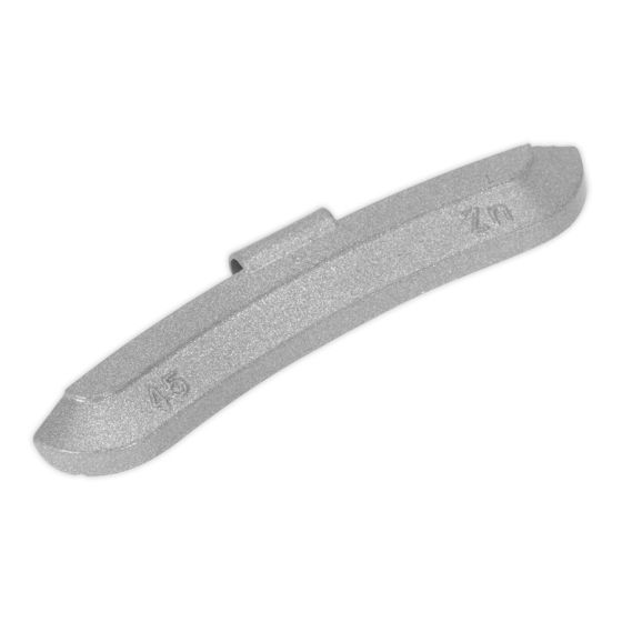 Wheel Weight 45g Hammer-On Zinc for Steel Wheels Pack of 50 Sealey Part No. WWSH45