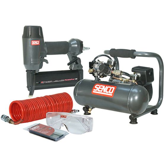 Senco FinishPro18 Nailer & Compressor 1Hp