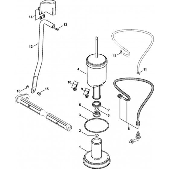 Pump Assembly for Stihl SG 51, SG71 Sprayer