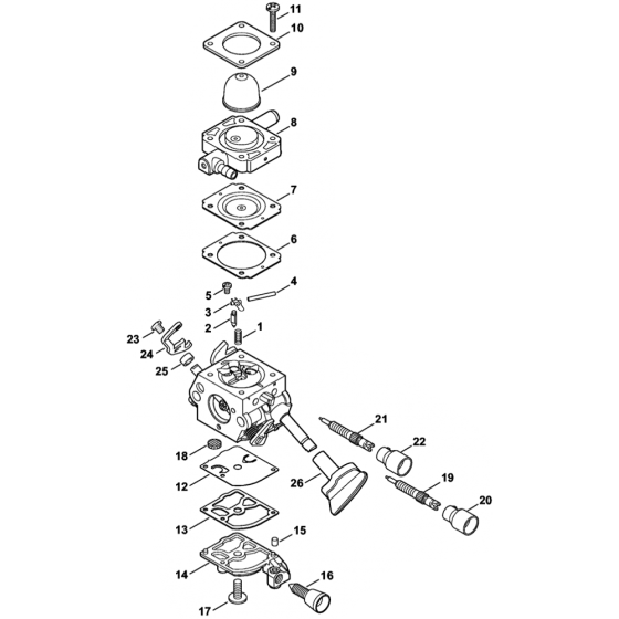 Carburetor C1M-S261 Assembly