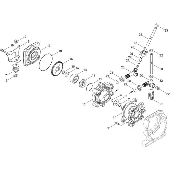 Pump for ECHO SHR-170SI Backpack Sprayer