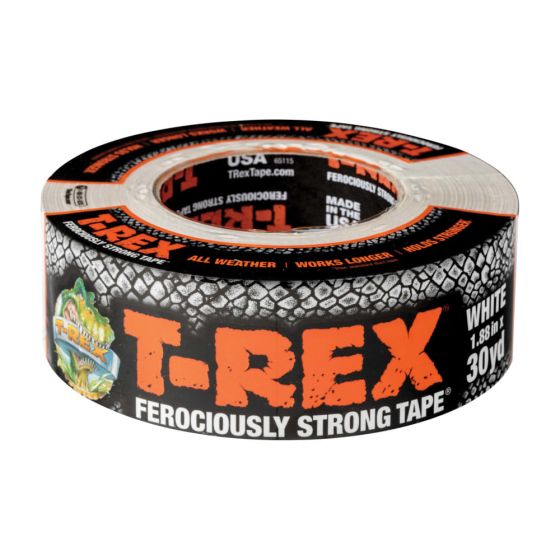 T-REX Cloth Tape, Grey & White, Various Sizes Available