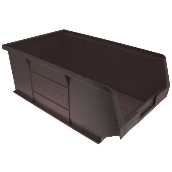 Black Plastic Wall Panel Storage Bins Size 7 - Pack of 5
