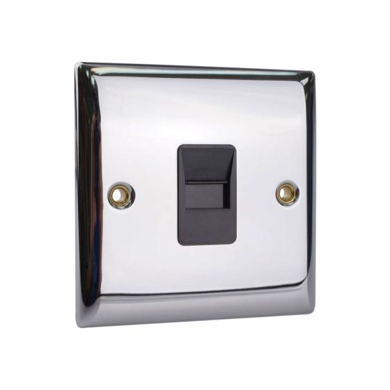 Secondary Telephone Outlet Chrome