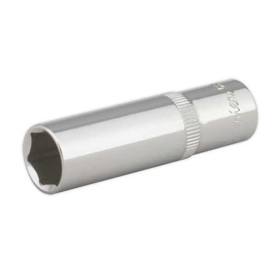 WallDrive Socket 13mm Deep 3/8"Sq Drive Fully Polished Sealey Part No. SP3813D
