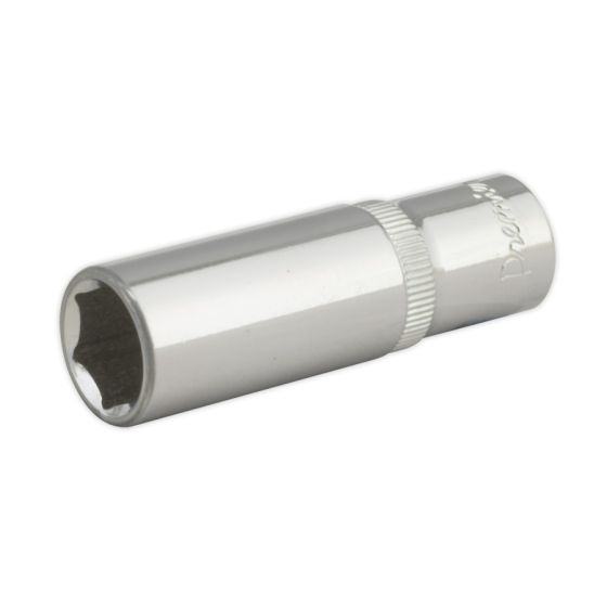 WallDrive Socket 14mm Deep 3/8"Sq Drive Fully Polished Sealey Part No. SP3814D