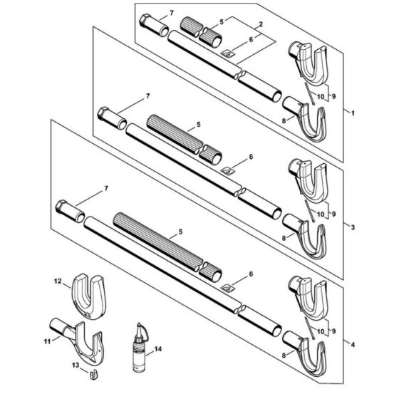 Drive Tube Assembly for Stihl