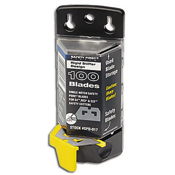 Safety Point Blades Dispenser fit S-1,S-4,S-5,S-7 RZ-3,EZ-3 cutters Box 100