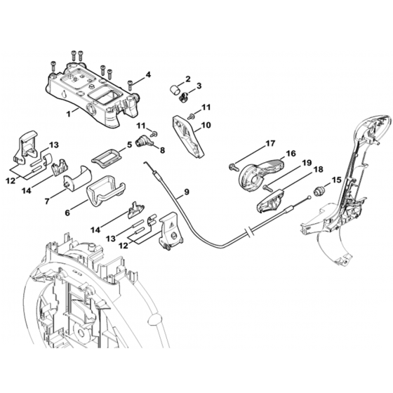 Dusting Attachment Assembly for Stihl SR430, SR450 Mistblower