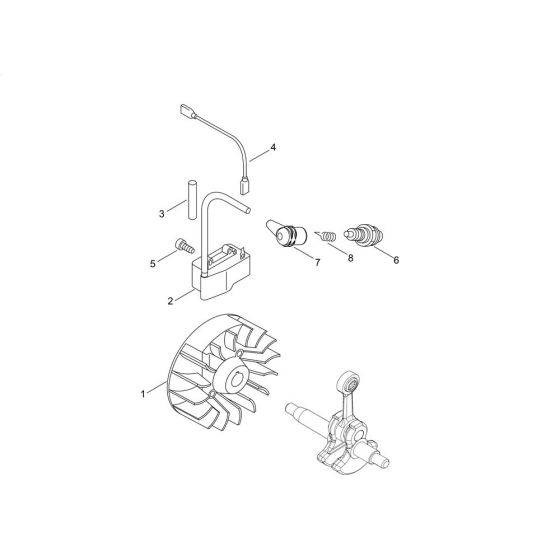 Magneto for ECHO SRM-236ES/U