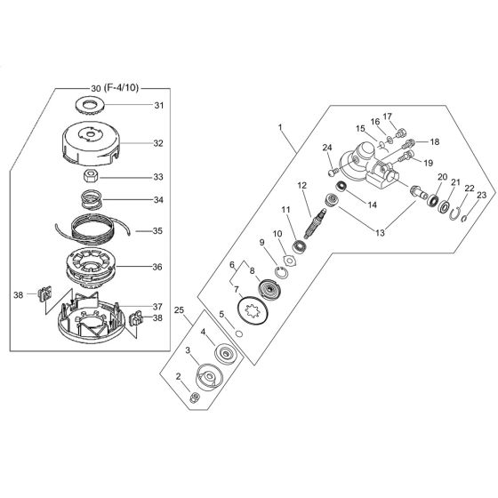 Gear Case for ECHO SRM-265ES/L
