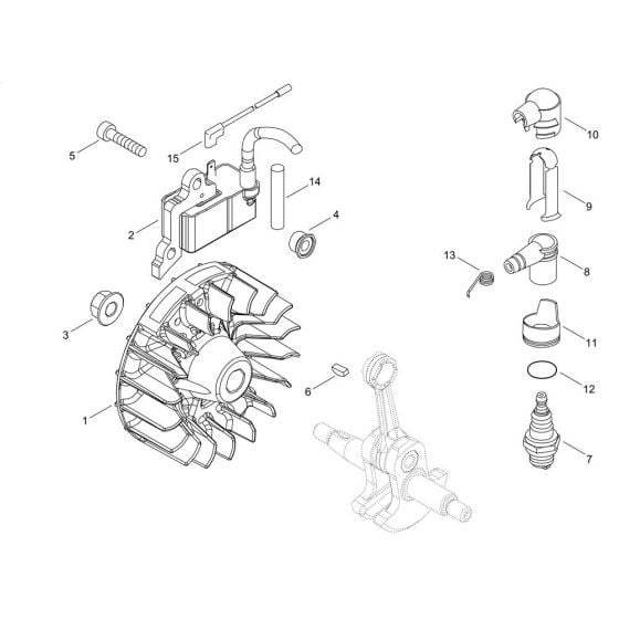 Magneto for ECHO SRM-3021TES/U-3 Brushcutter