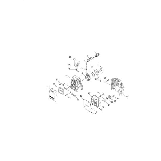 Air Cleaner & Muffler for ECHO