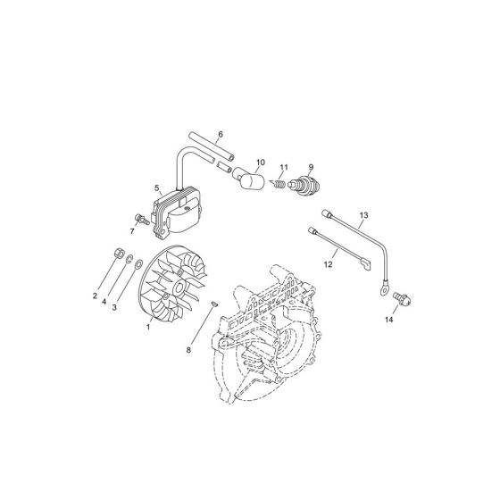 Magneto for ECHO SRM-350ES/U