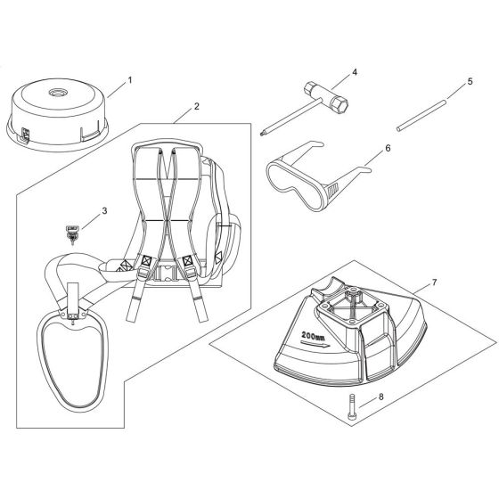ECHO SRM-3610T/U Accessories