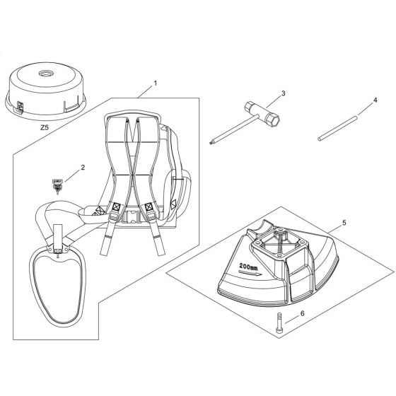 Accessories for ECHO SRM-3611T/U-13 Brushcutter