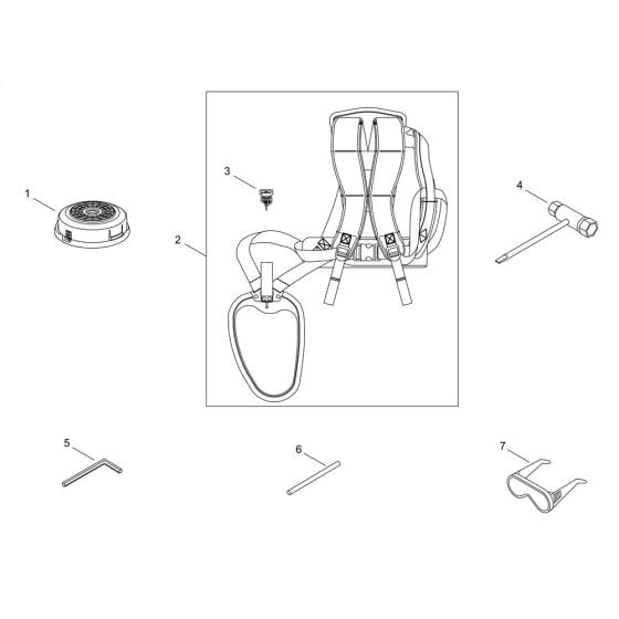 Accessories for ECHO SRM-420TES/U-13 Brushcutter