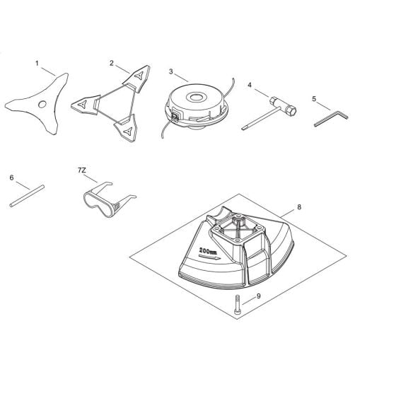 Accessories for ECHO SRM-520ES/U Brushcutter