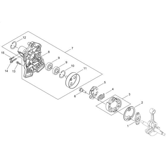 Clutch for ECHO SRM-520ES/U Brushcutter