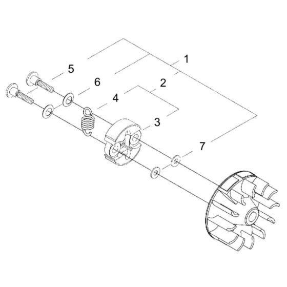 Clutch for ECHO SRMF-250